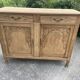 Buffet parisien en bois brut