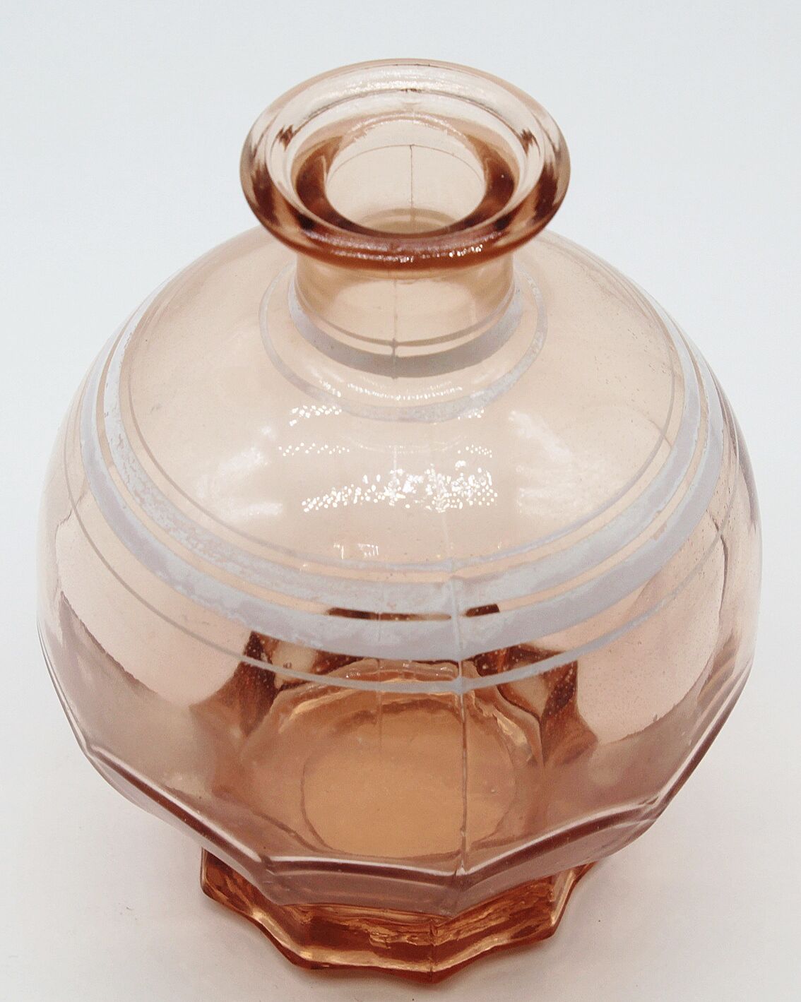 Vintage pink bottle