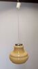 Suspension in caramel opaline, France around 1960.