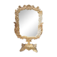 Tilting dressing table mirror, Napoleon III style, brass, mid-19th century.