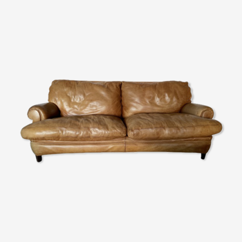 Paringer Paris vintage homemade leather sofa