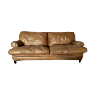 Paringer Paris vintage homemade leather sofa