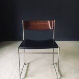 Mid-Century Modern SM08 Dining Chair Set by Cees Braakman for Ums Pastoe, Netherlands, 1960s, Set of 5
