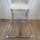 Vintage chrome and plastic baby high chair