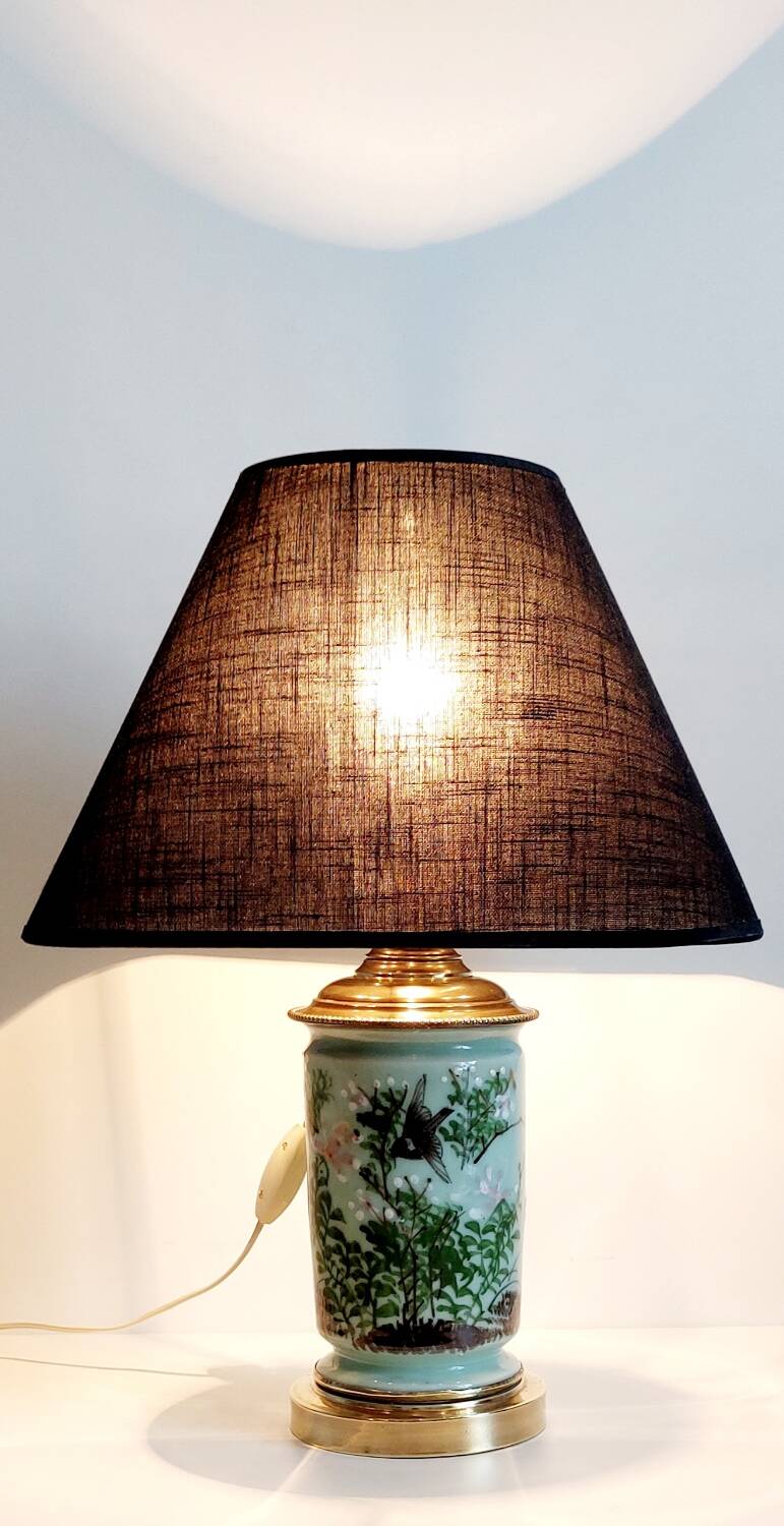 Vintage porcelain lamp