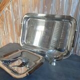 Guy Degrenne - Pair of serving trays