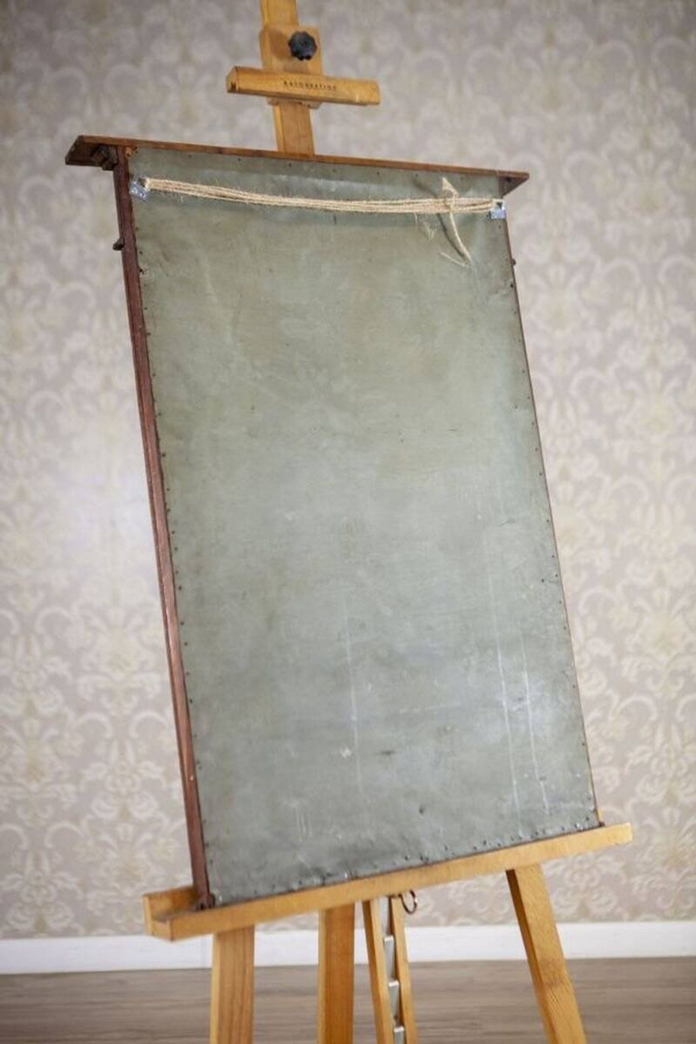 Wall Mirror in Brown Oak Frame, 1930s