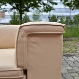Modular Lübke Quattro Q System Leather Sofa