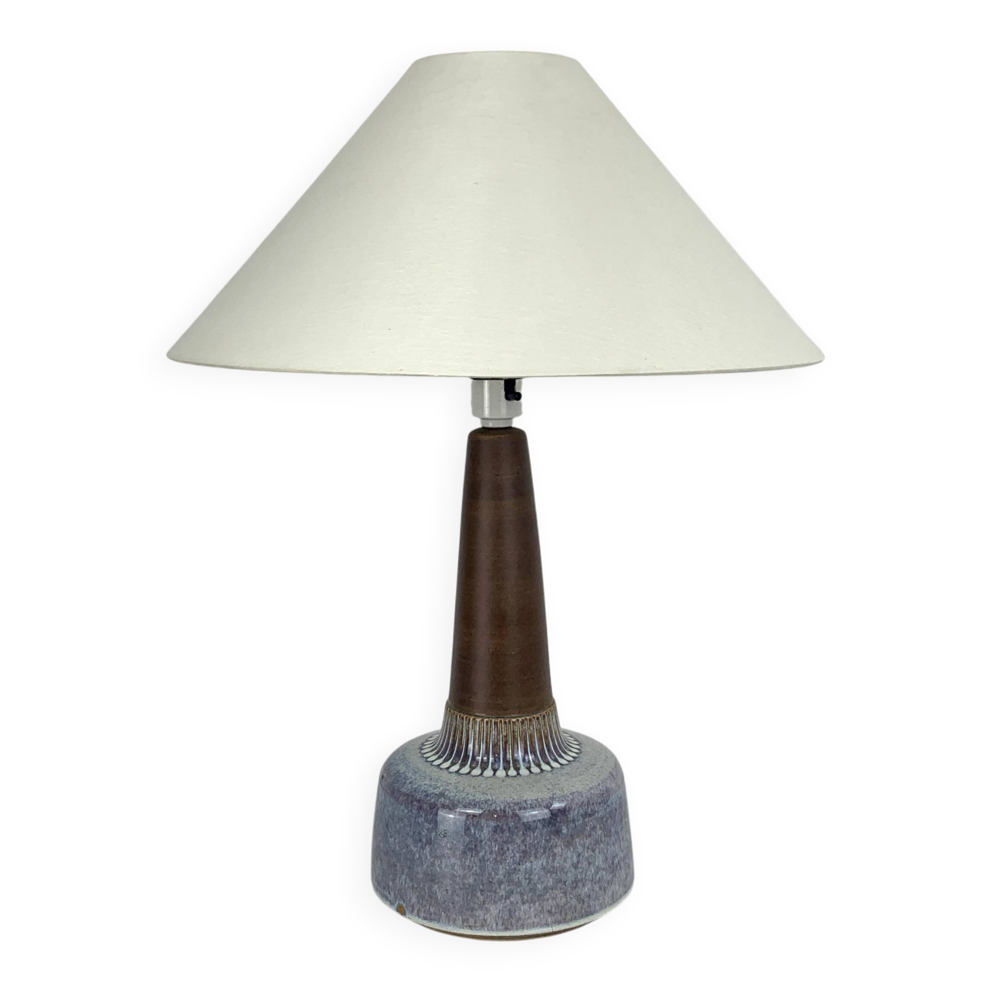 Scandinavian table lamp in ceramic Søholm Stentøj Denmark