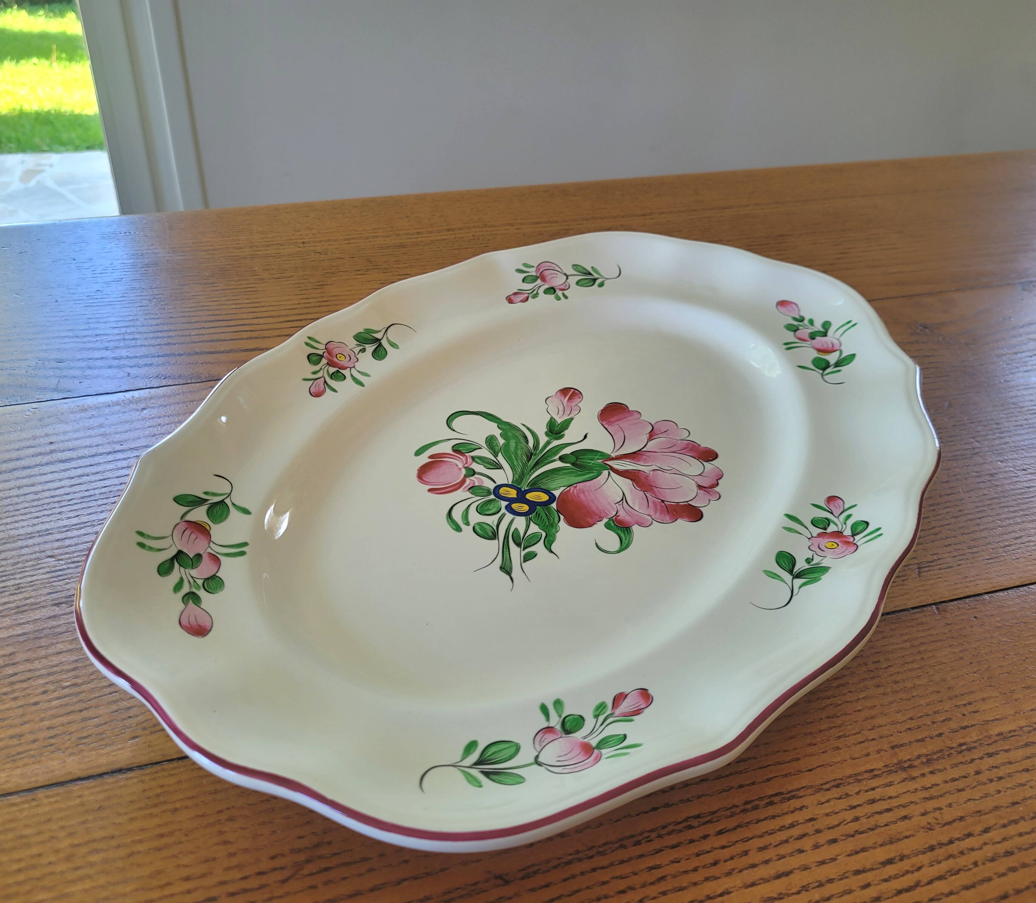 Large earthenware dish "Streetlight" St. Clement