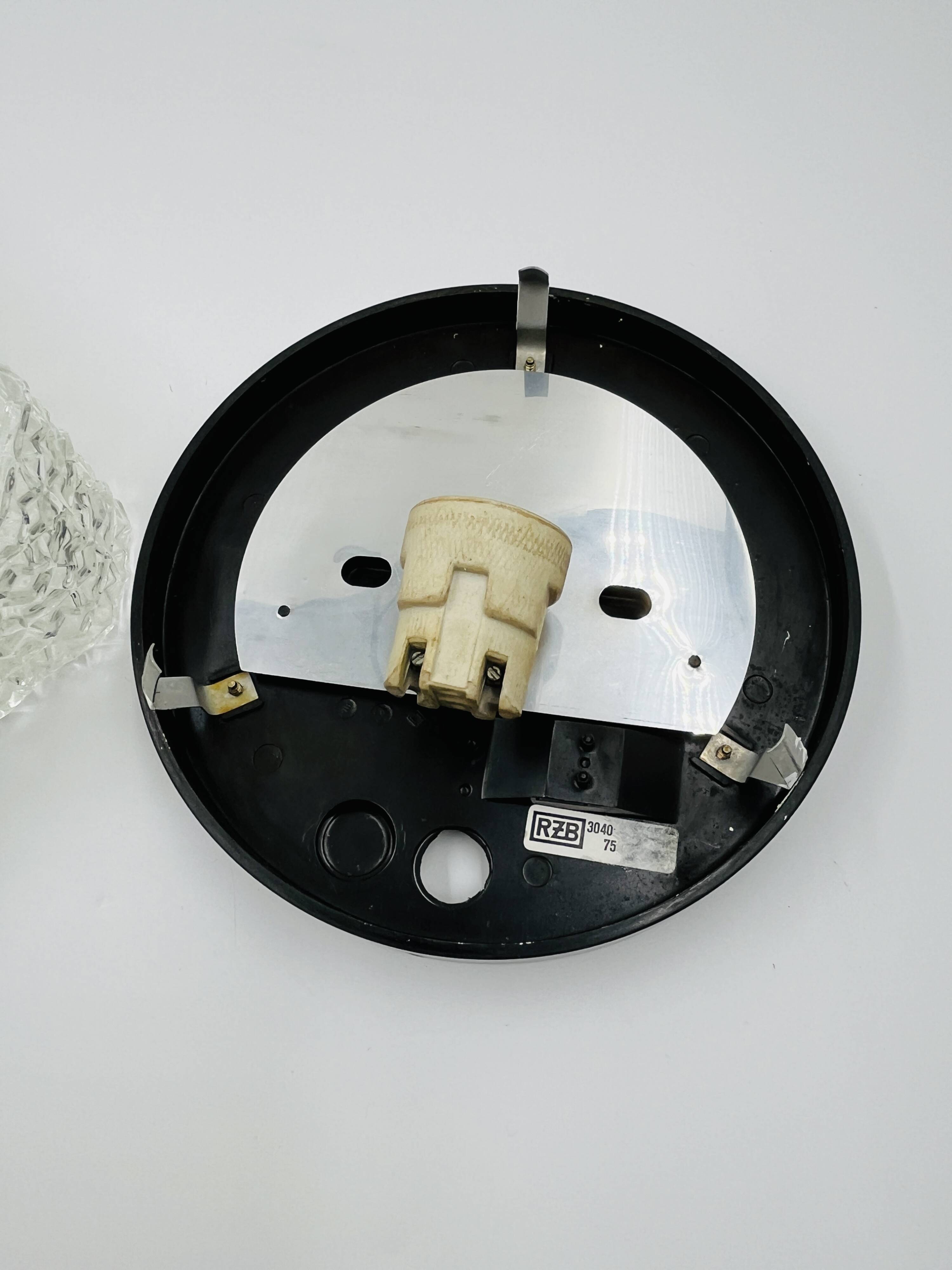 Square Ceiling Light RZB Bamberg Cut Glass Stars