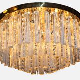 J.T. Kalmar Plaffoniere avec cristaux de verre de Murano, Autriche 1960