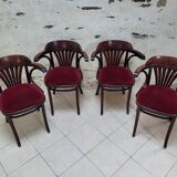 4 fauteuils bistrot bridge