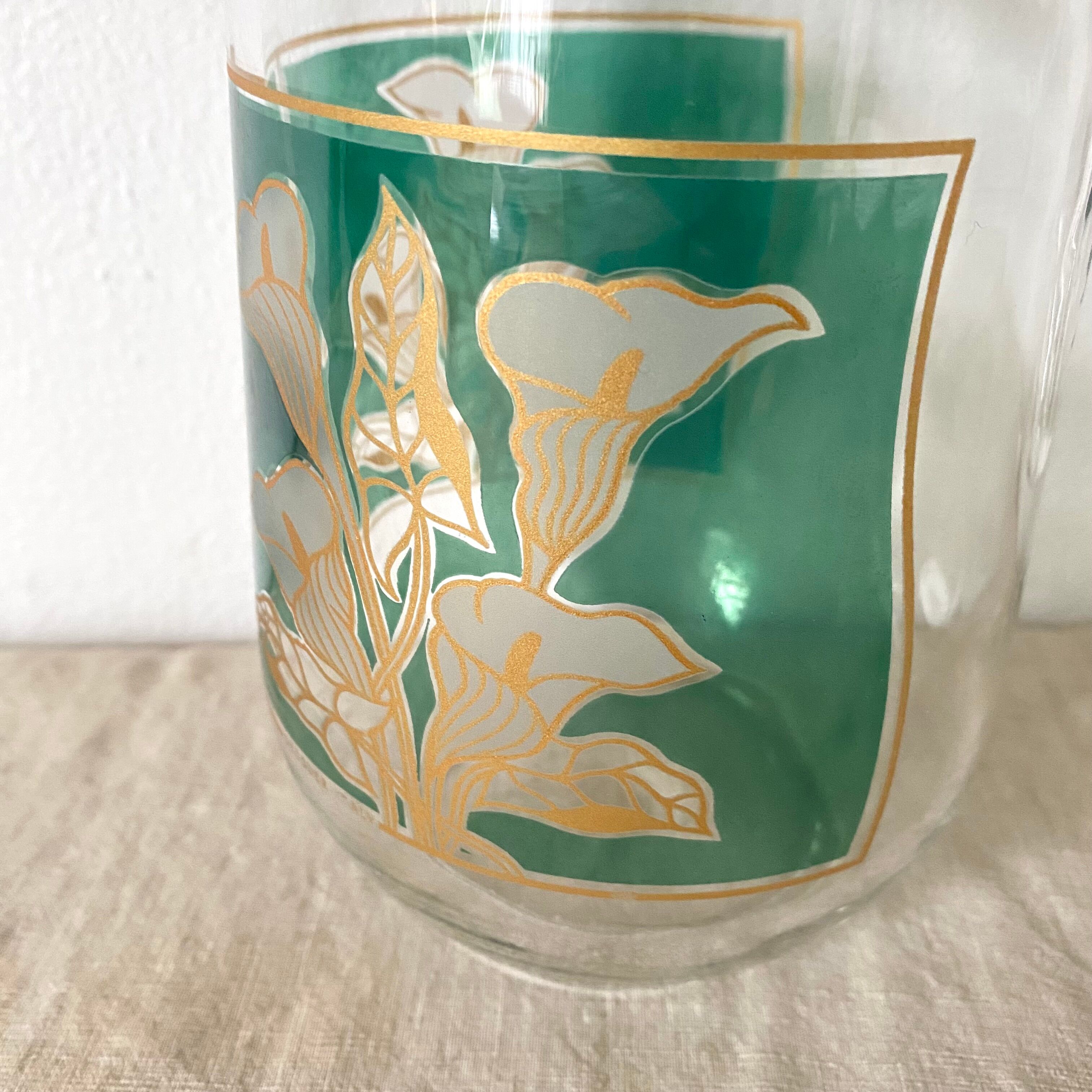 Vintage glass pitcher