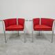 Pair of accent chairs Entelechy John Portman for Saporiti