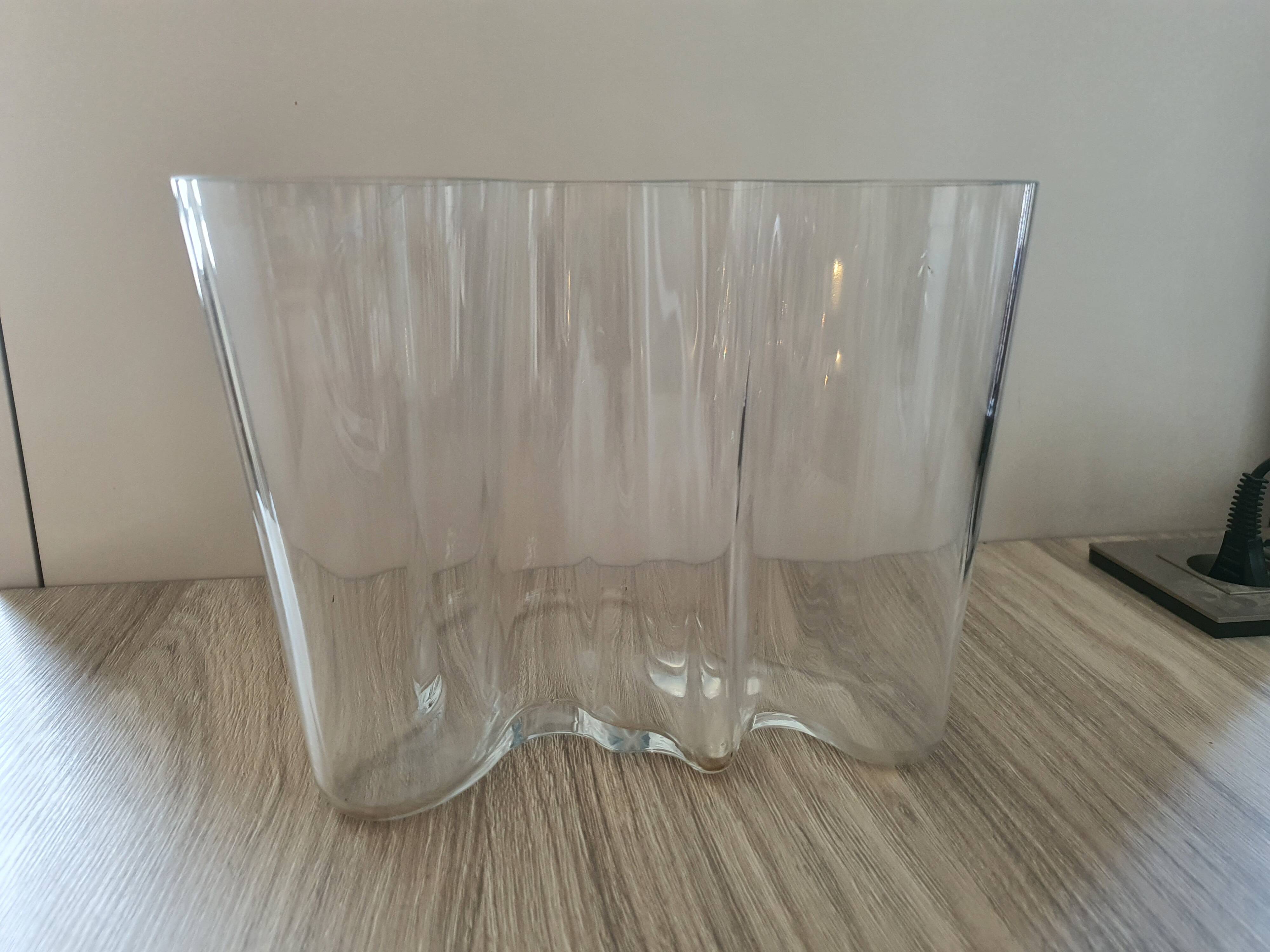 Alvar Aalto transparent vase