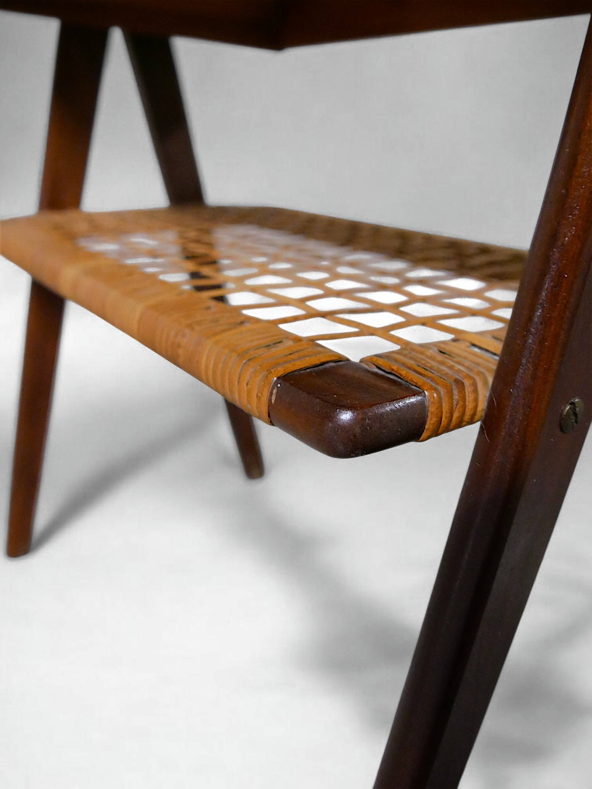 Danish bedside table in teak by Soren Rasmussen - Vintage 1960