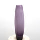 Vase lavender inside milk glass