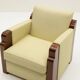 Set of 2 Art Deco club chairs in leather, France 1930s.