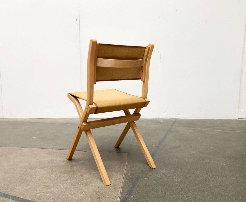 Vintage Italian folding chairs by Ilmari Tapiovaara for Olivo Italy, set of 3.