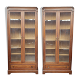 Art deco mahogany bookcases