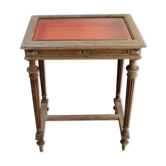 1900 natural wood window