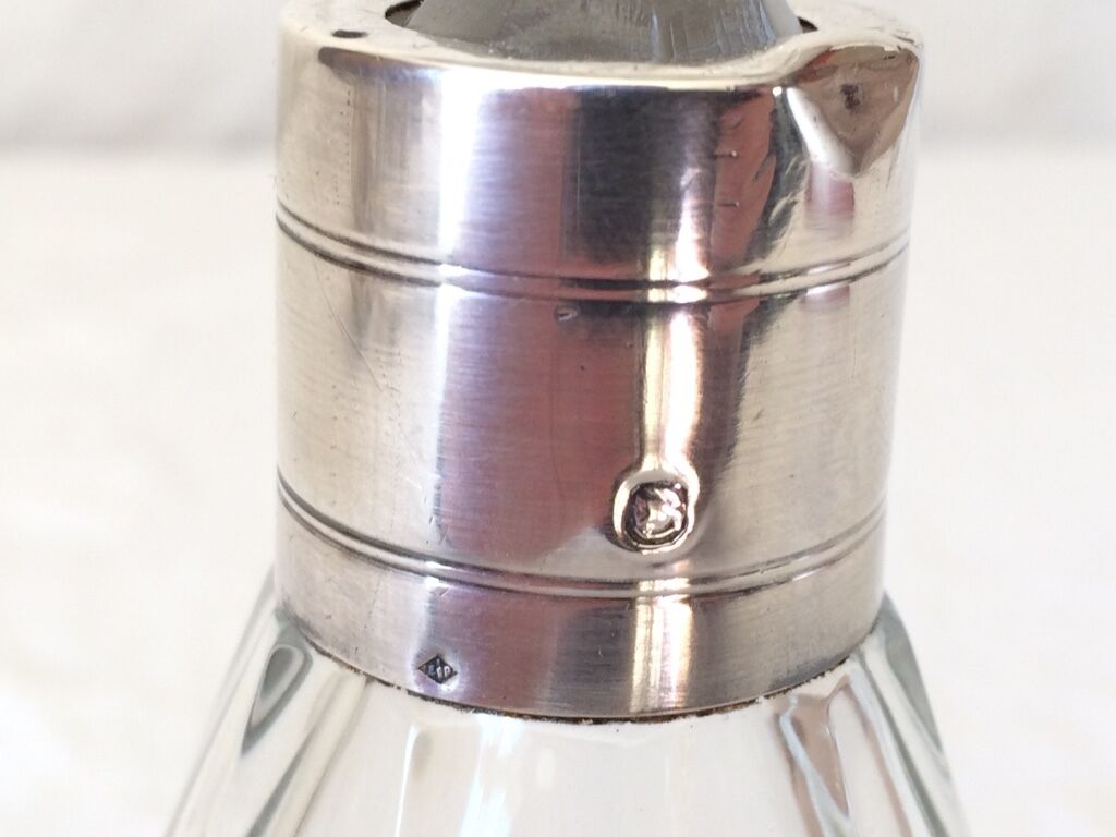 Small carafe in Glass and MASSIF ARGENT - MINERVE