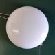 Opaline globe ceiling or wall light, diameter 25 cm - mid-20th century