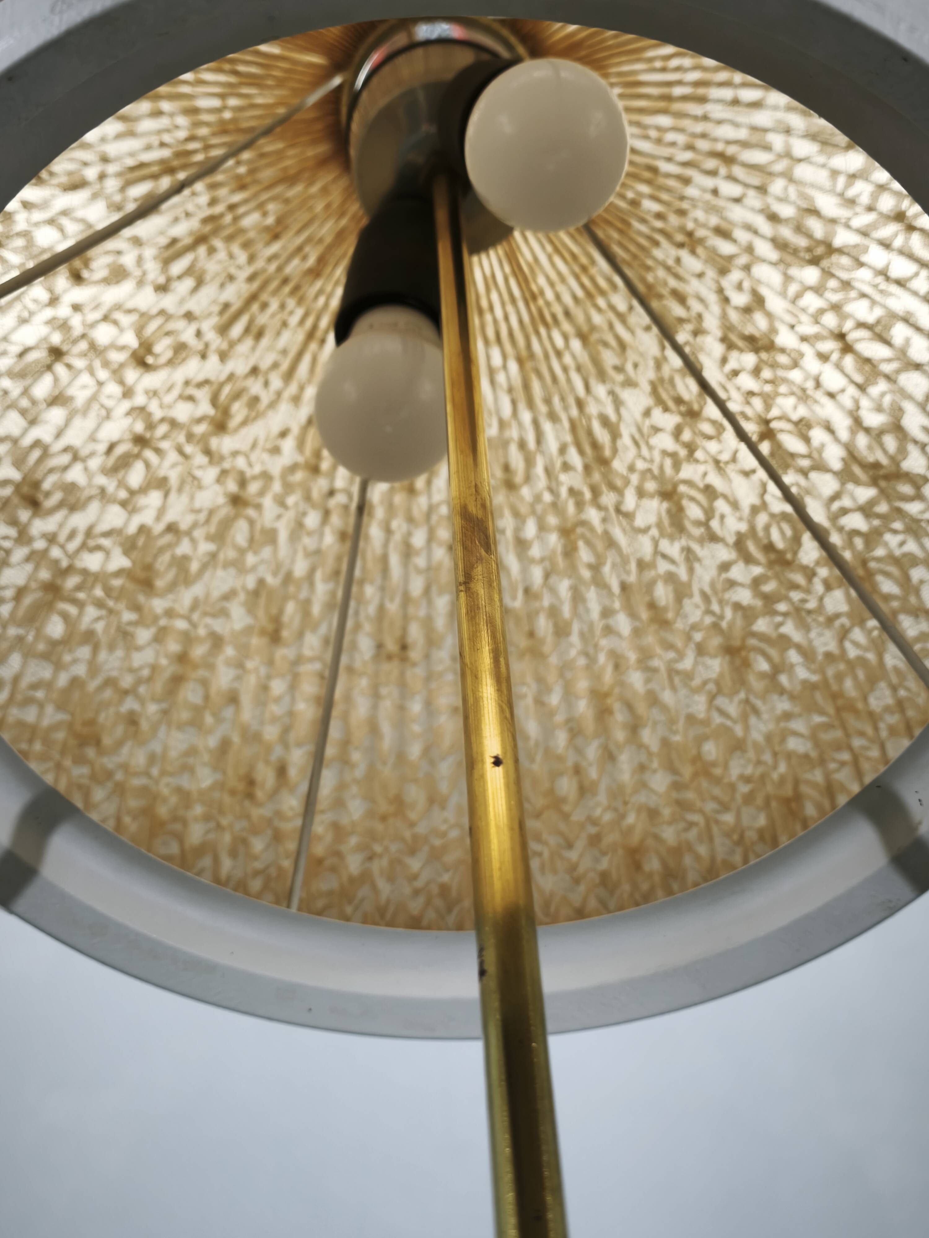 German Mid-Century Floor Lamp with Globe Shade, 1960s