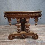 dining table or centre table in carved Renaissance oak