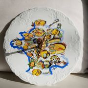 Plateau de fromage en porcelaine de Limoges