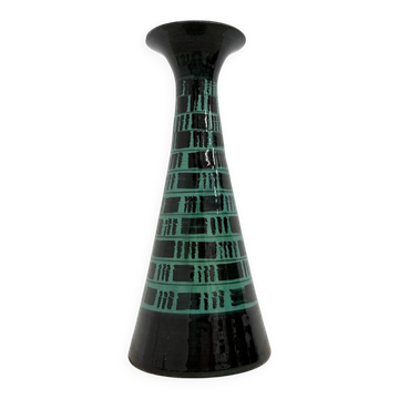 Italian ceramic vase from Bitossi, 1970s