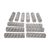 Set of 12 twisted knife holders in baccarat crystal in its 1950s/1960s box