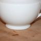 White ceramic teapot with glaze – Round shape and matching lid