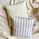 Beige wool cushion - 40 cm