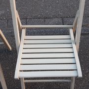 Set of 4 vintage folding chairs.