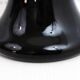 Black glass lamp base 1970
