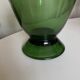 XXL glass vase pitcher from Empoli, blown, H40cm