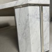 Vintage coffee table – Carrara marble