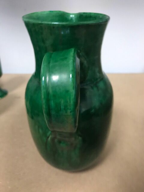 Glazed earthenware service by Foucard Jourdan Vallauris, 1960s