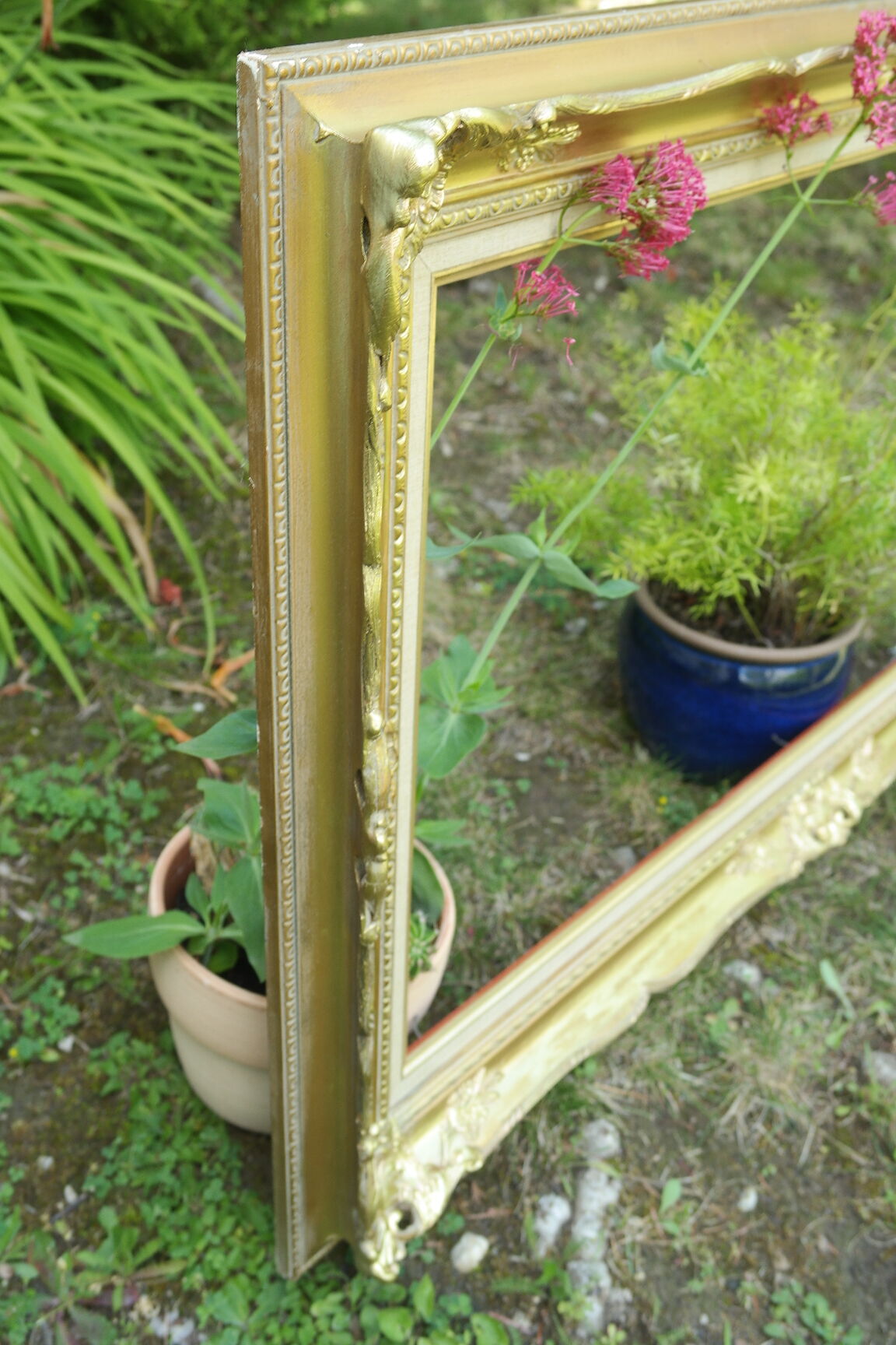 Cadre Montparnasse doré style Louis XV 109 x 63