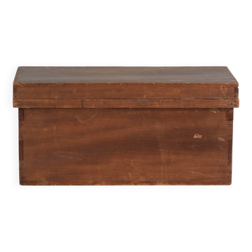 Coffre de rangement japonais ancien en cèdre sugi - période Meiji–Taishō (c.1890–1920)