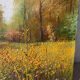 Autumn Flower Meadow, Ukraine, oil on canvas, signed