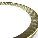 Gold Mathieu Mategot for Artimeta 1950s vintage mirror with light