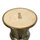 Antique Column Pedestal Onyx Marble and Bronze 19th Century 115cm