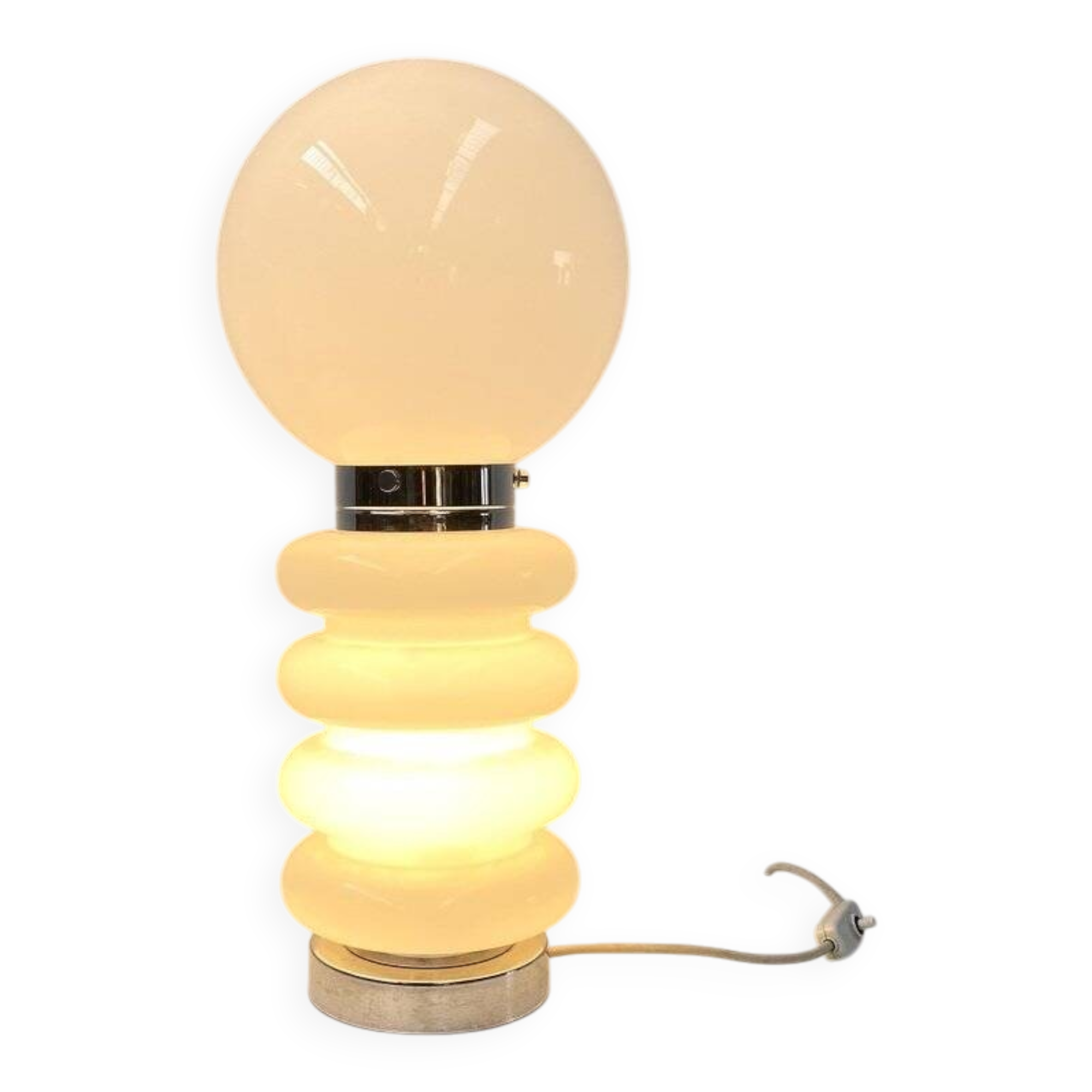 Vintage Italian Murano glass table lamp by Carlo Nason for AV Mazegga, 1960s