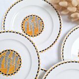 Assiettes plates Sarreguemines modèle Nomeny