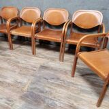 According to Tatra Pravenec: Set of 6 modular armchairs, 20th century