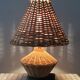 Vintage lamp from the 50s- 60s in rattan