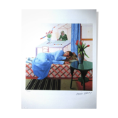 Lithograph by David Hockney, signed and numbered.